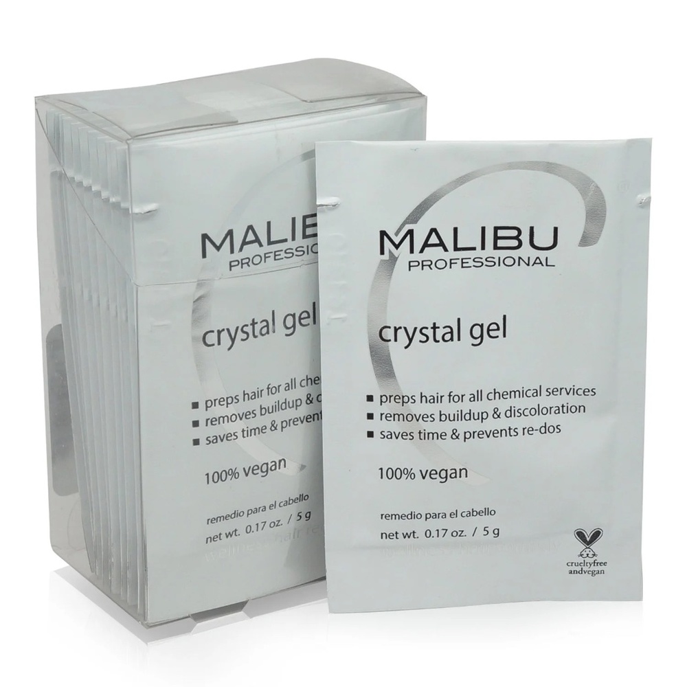 Malibu C Crystal Gel Professional In Salon Treatment 5 pieces